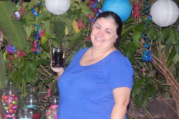 Jackie weighed 127kg and was a size 22