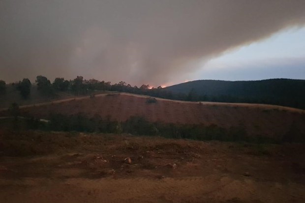 Smoke filling the skies. Ashley White