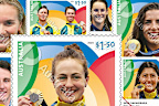 New stamps celebrate Aussie gold medals at Paris 2024