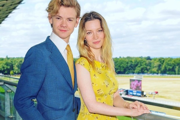 Thomas Brodie-Sangster and Talulah Riley