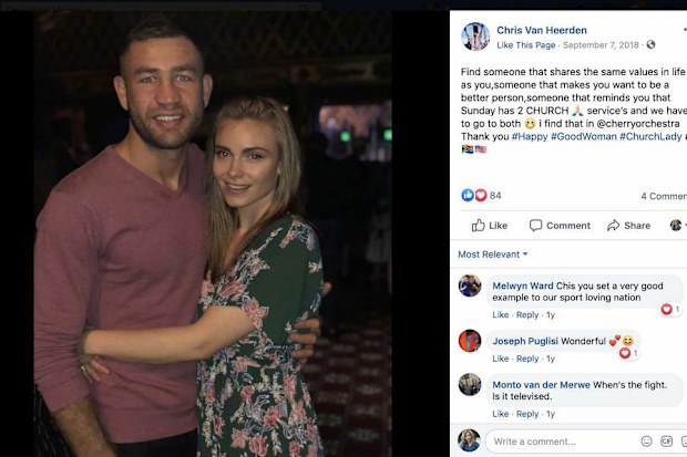 Katie Cherry, boyfriend, Chris Van Heerden 