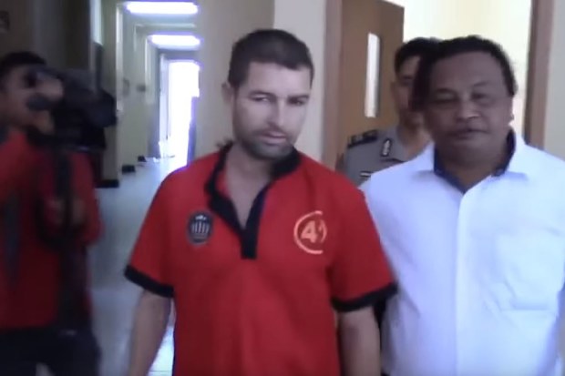 Frenchman Felix Dorfin (left) has escaped from an Indonesian jail.