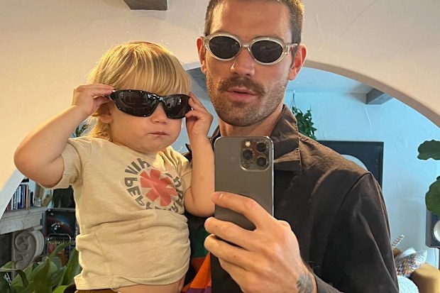Kj Apa with his son Sasha