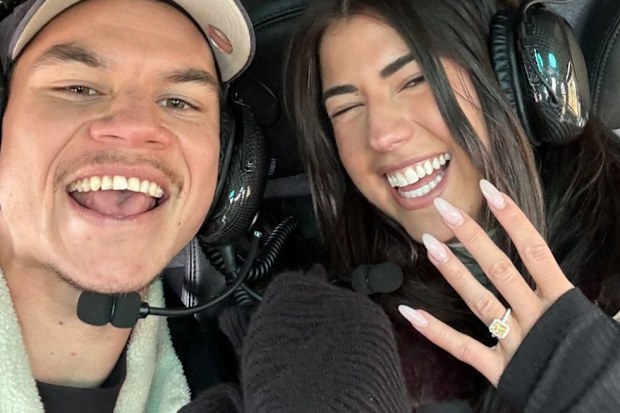 Daniel Rioli has announced his engagement to Paris Lawrence.