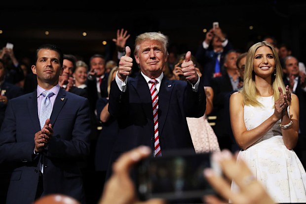 Donald Trump’s royal visit turns into a family affair 