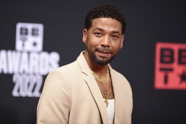 FILE - Jussie Smollett arrives at the BET Awards, June 26, 2022, in Los Angeles.  An appeals court on Friday, Dec. 1, 2023, upheld the disorderly conduct convictions of Smollett, who was accused of staging a racist, homophobic attack against himself in 2019 and then lying about it to Chicago police.(Photo by Richard Shotwell/Invision/AP, File)