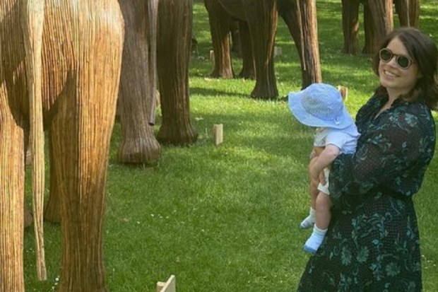 Princess Eugenie with son August Instagram