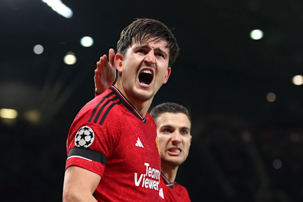 Harry Maguire, Manchester United gol sevinci