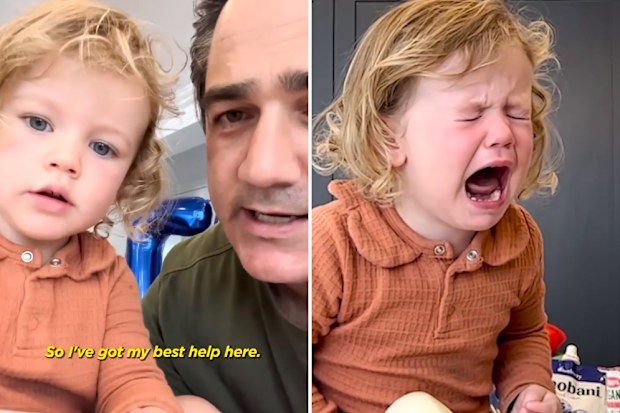 Michael Wippa Wipfli cooking with daughter Francesca. 