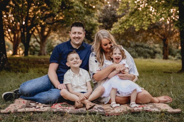 The Haywards with their children.