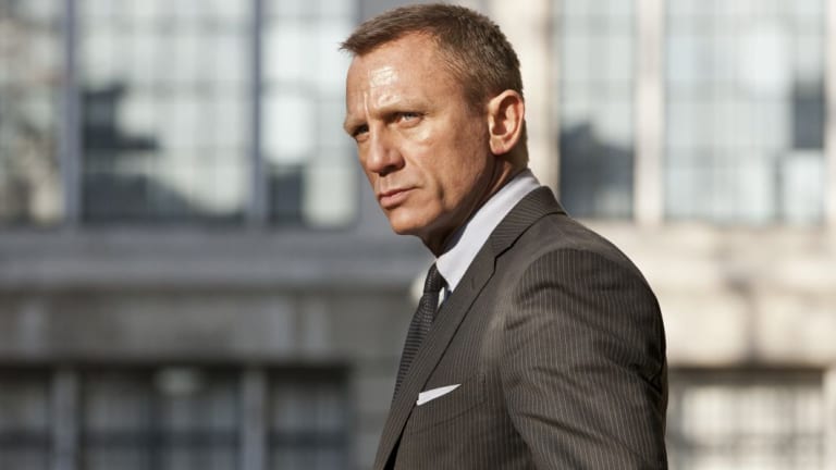 Daniel Craig as James Bond in Skyfall.