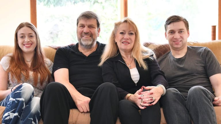 Meralyn Klein, second from right, during the 2016 Nillumbik Council elections.