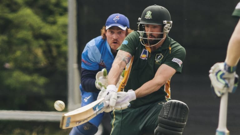 Weston Creek batsman Jono Dean.