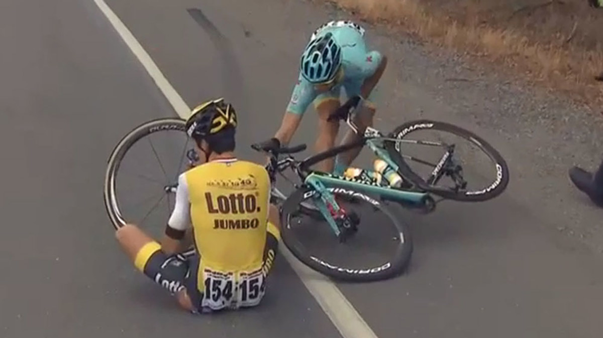 Tour highlights: Crash strikes early in stage five | Nine.com.au
