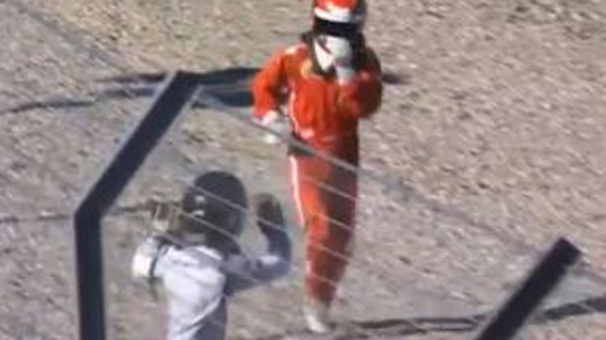 Threat of violence see motorsport race go from horsepower to man power ...