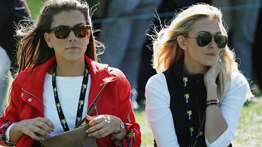 <strong>Annie Verret and Paulina Gretzky</strong>