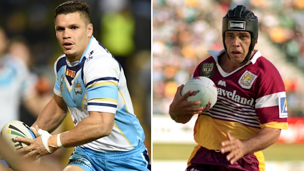 James Roberts (l) and Steve Renouf. (AAP and Getty