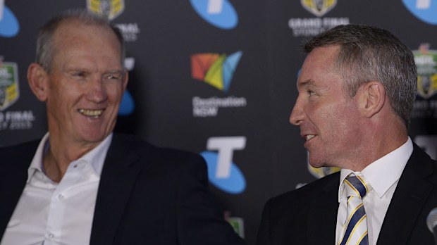 Wayne Bennett (l) and Paul Green. (Getty)