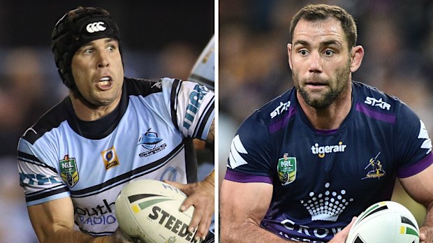 Michael Ennis and Cameron Smith. (AAP)