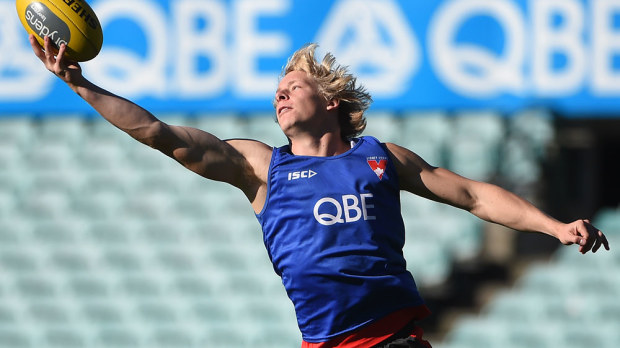 Swans star Isaac Heeney is a graduate of the Sydney academy. (AAP)