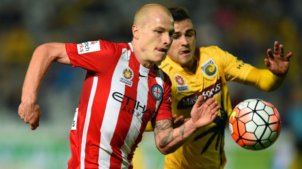 Aaron Mooy in action for Melbourne City. (AAP)