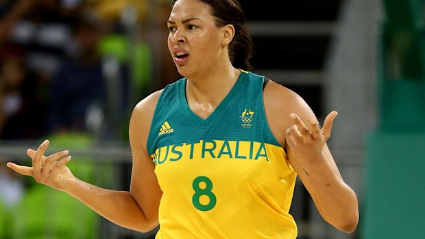 Liz Cambage starred as the Opals won their second straight match. (Getty Images)