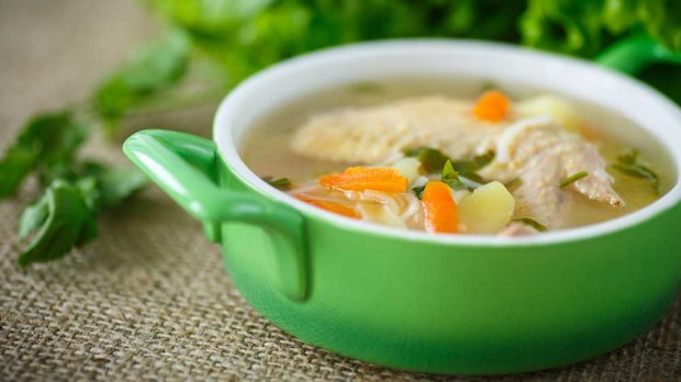 Stock based wholefood soup