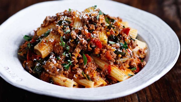 Rich beef ragu rigatoni_recipe