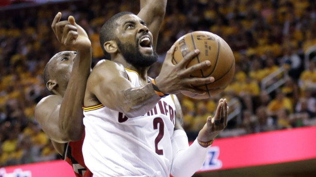 Kyrie Irving starred for the Cavs. (AAP)