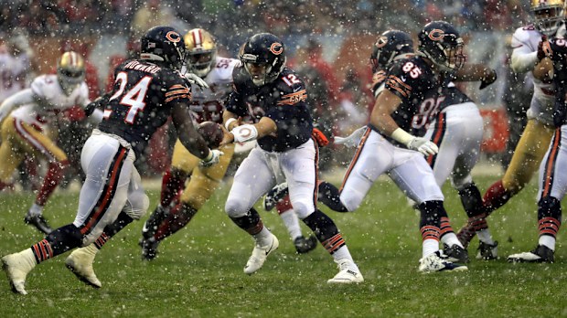 The Chicago Bears may may temperatures in the vicinity of -16C on Sunday. (AAP)