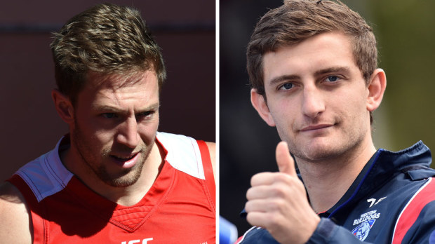 Jeremy Laidler (left) and Fletcher Roberts. (AAP)