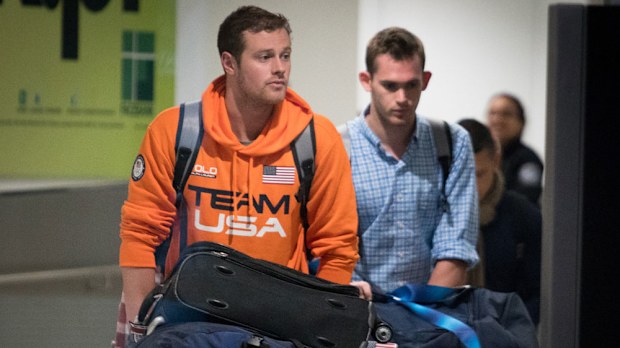 Jack Conger, left, and Gunnar Bentz (AFP)