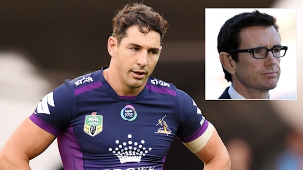 Billy Slater and (inset) Ben Ikin. (AAP and Getty) 