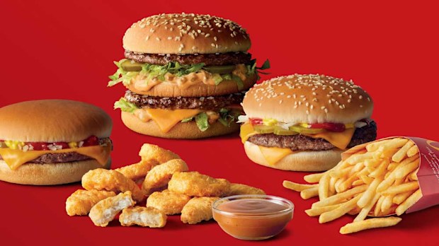 McDonald's menu