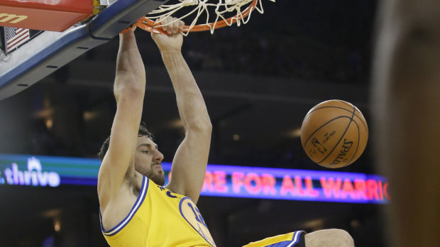 Andrew Bogut had a season-best effort in the overtime win. (AAP)