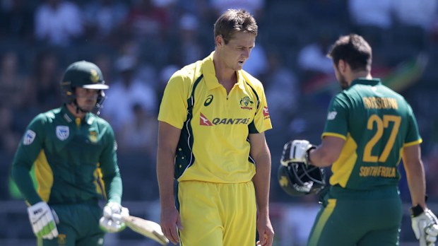 Joe Mennie's ODI debut turned into a nightmare against South Africa. (AFP)