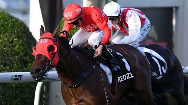 Redzel scored an impressive win in the Doomben 10,000. (AAP)