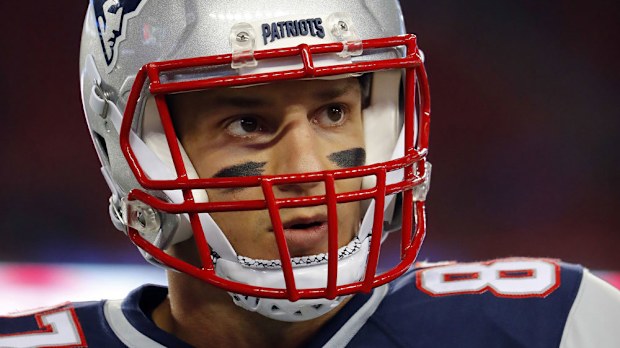 Rob Gronkowski.(AAP