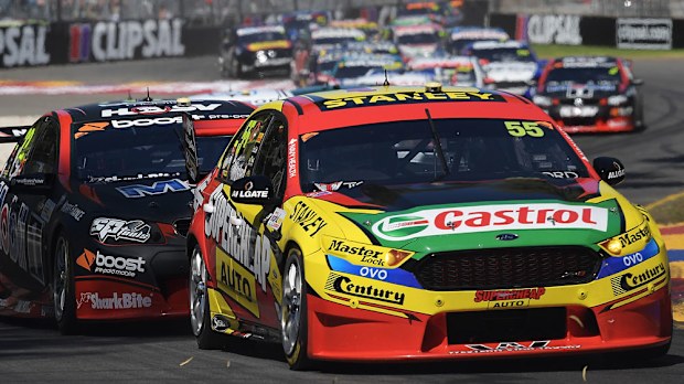 Chaz Mostert emerged victorious from the Supercars round at the Australian Grand Prix. (Getty Images)