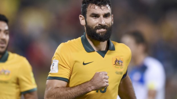 Mile Jedinak will lead a youthful looking Socceroos outfit. (AAP)
