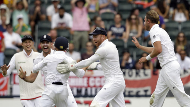 Stuart Broad took 6-17. (AAP)