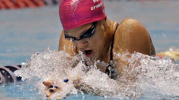 Yulia Efimova. (AAP)