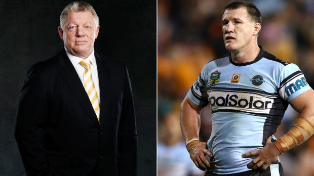 Phil Gould (l) and Paul Gallen (r).