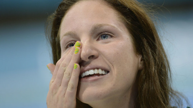 Emily Seebohm. (AAP)