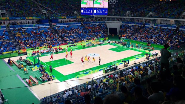 An investigation has revealed that as many as 80 athletes used recycled tickets to enter the Boomers game. (Supplied)