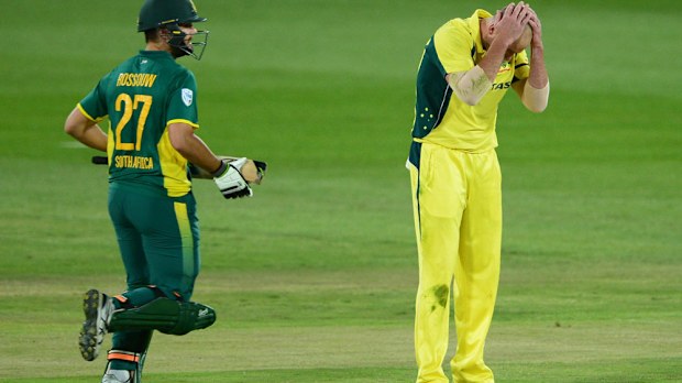 Australia's bowlers took a pounding in the first ODI at Centurion.(Getty)