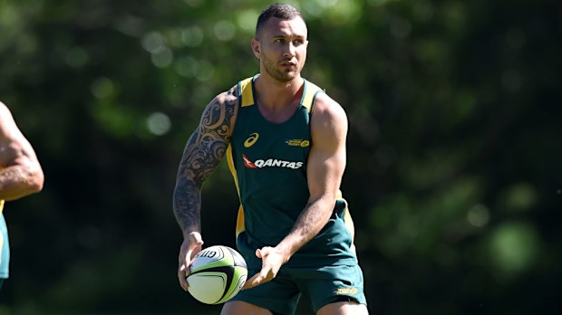 Quade Cooper will enhance the Wallabies squad according to All Blacks coach Steve Hansen.(AAP)