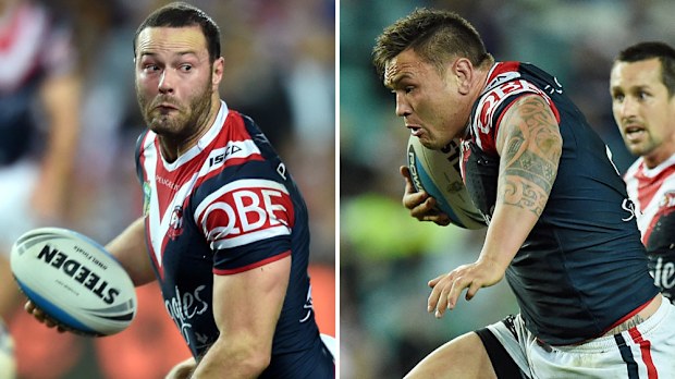 Boyd Cordner and Jared Waerea-Hargreaves.(AAP)