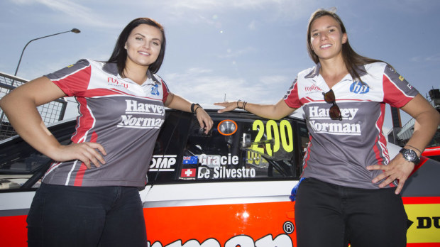 Renee Gracie and Simona de Silvestro. (AAP)