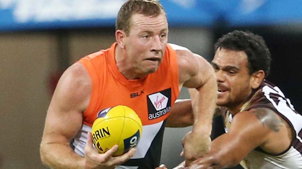 Giants star Steve Johnson. (AAP)